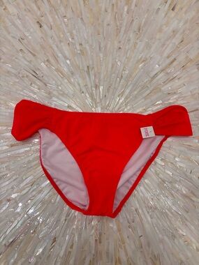 NWT PINK Victoria's Secret Bright Red Bikini Bottoms